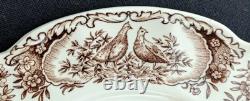 Vtg. RARE (2) Johnson Bros WILD TURKEY Windsor Ware 8 SALAD PLATES NICE Vtg. RARE (2) Johnson Bros WILD TURKEY Windsor Ware 8 SALAD PLATES NICE