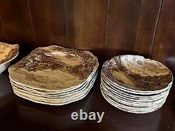 Vtg SET of 68 OLDE ENGLISH COUNTRYSIDE IRONSTONE DINNERWARE JOHNSON BROS. NICE