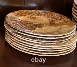 Vtg SET of 68 OLDE ENGLISH COUNTRYSIDE IRONSTONE DINNERWARE JOHNSON BROS. NICE