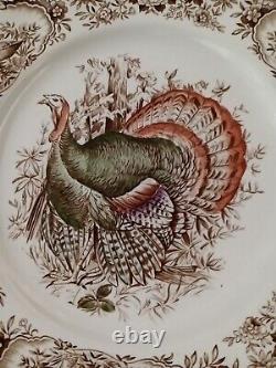 Wild Turkey's Windsor Ware Johnson Brothers (9) Dinner Plates 10 3/4