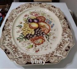 Windsor Ware Johnson Bros England Harvest Fruit Large Oval Platter 20 NOS UNUSE