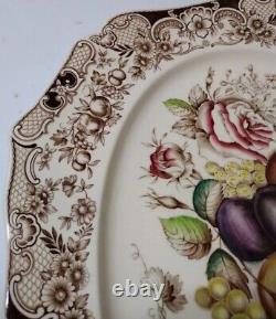 Windsor Ware Johnson Bros England Harvest Fruit Large Oval Platter 20 NOS UNUSE