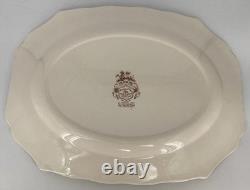 Windsor Ware Johnson Bros England Harvest Fruit Large Oval Platter 20 Vintage