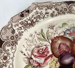 Windsor Ware Johnson Bros England Harvest Fruit Large Oval Platter 20 Vintage