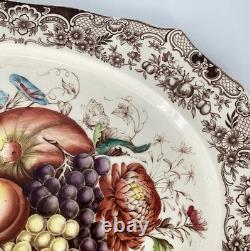 Windsor Ware Johnson Bros England Harvest Fruit Large Oval Platter 20 Vintage