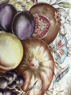 Windsor Ware Johnson Bros England Harvest Fruit Large Oval Platter 20 Vintage Windsor Ware Johnson Bros England Harvest Fruit Large Oval Platter 20 Vintage