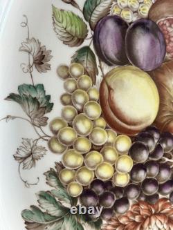Windsor Ware Johnson Bros England Harvest Fruit Large Oval Platter 20 Vintage