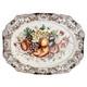 X-large Johnson Bros English Brown Transferware Platter 20.25l
